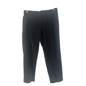 J. Jill Black Pull-On Slim Ankle Leggings Pants Stretch Comfort Petite 14